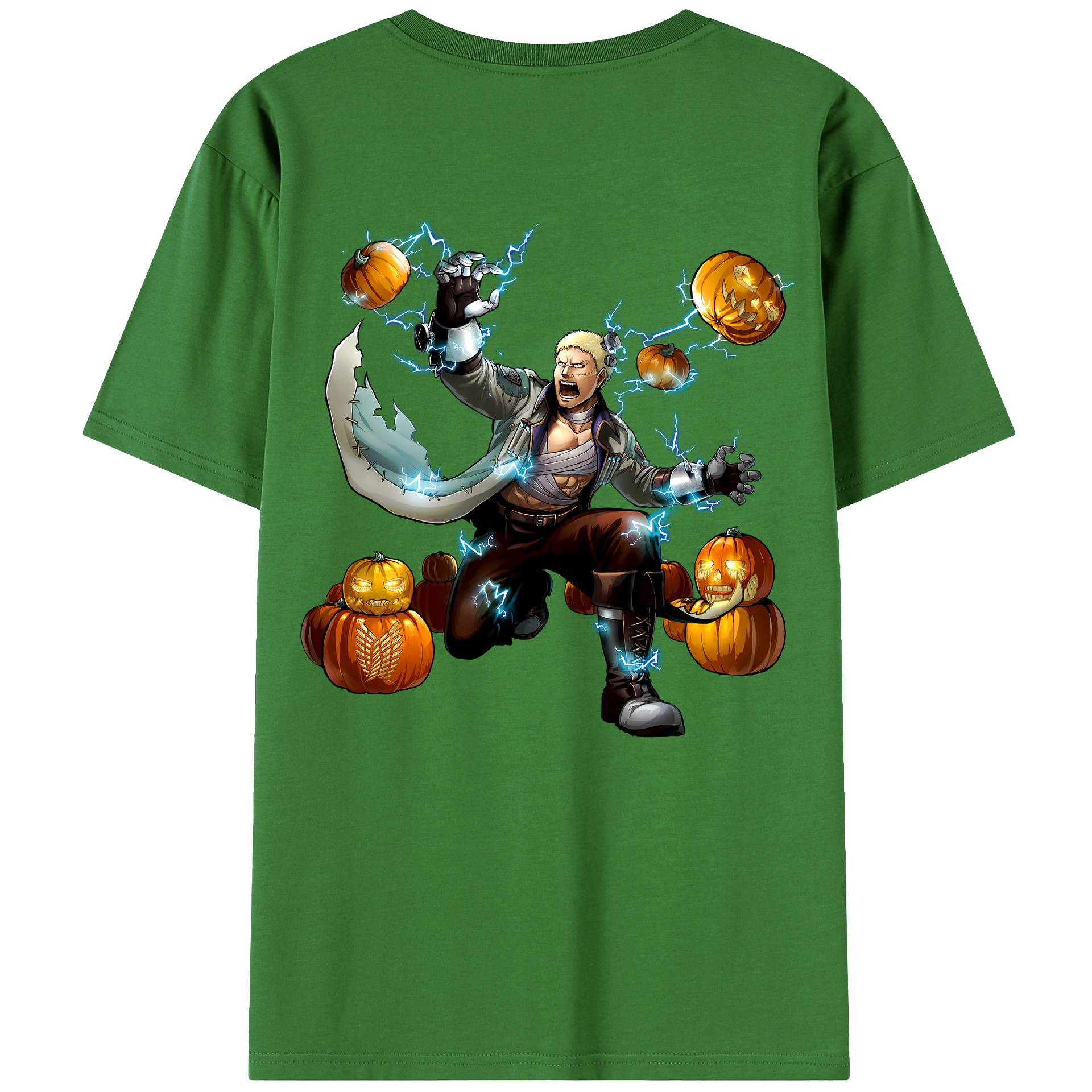 （画像用） 進撃の巨人 ライナー・ブラウン Attack on Titan Reiner Braun レディース半袖Tシャツ(バックプリント)